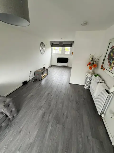 Laminate laid through the living room